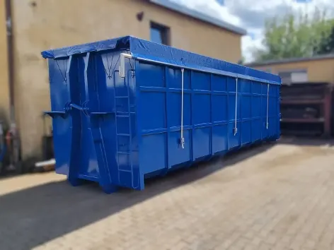 kontener z plandeką